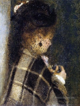 Dame au voile Pierre Auguste Renoir Peinture à l'huile